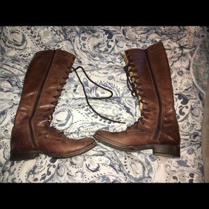Frye Melissa lace up boot
